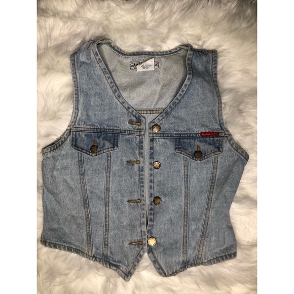 Vintage Made In The Shade Jean Vest - Picture 4 of 5